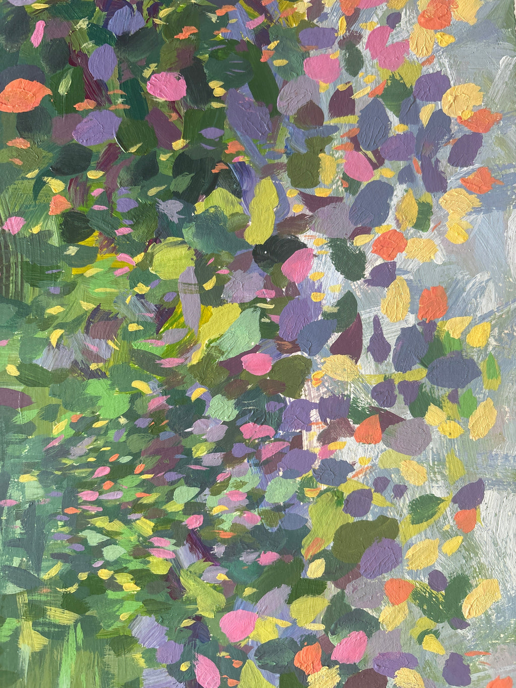 ‘Wild Meadow’ - Original Floral Abstract Art - 21x29.7cm