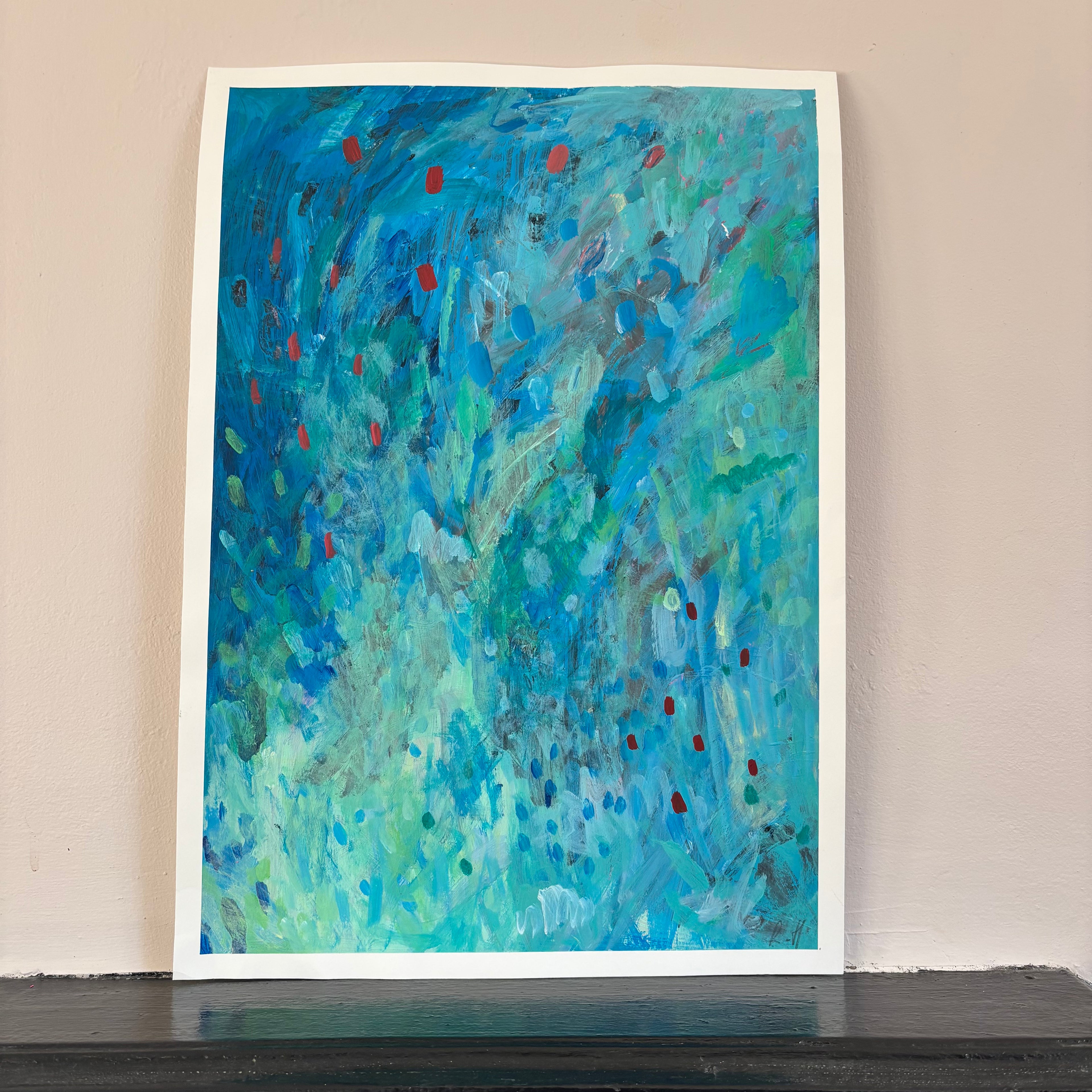 ‘Bridgers’ - Original Abstract Painting 29.7x42cm